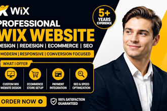 build a custom wix ecommerce website with seo branding and payment integration