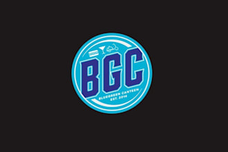 design rebranding blue green canteen logo