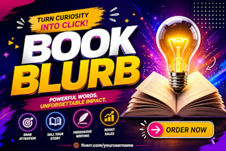 write a compelling book blurb and amazon book description that hooks readers ins
