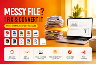convert and edit any file into your required format