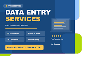 do fast and accurate data entry in excel and word