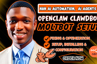create advanced n8n ai automation with openclaw, clawdbot and moltbot