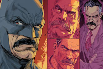 comic book illustration with comic book