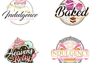 design a professional cake logo with free vector files