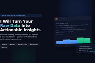 analyze your data and build predictive models in python