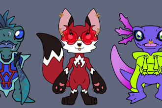 draw character reference, create a character design