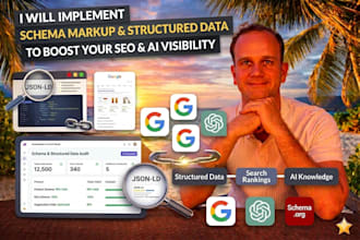 implement schema markup for SEO and ai search visibility