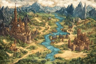 do fantasy map design