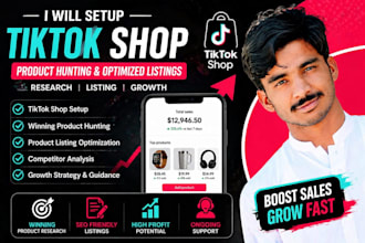 setup tiktok shop, listings affiliate marketing,