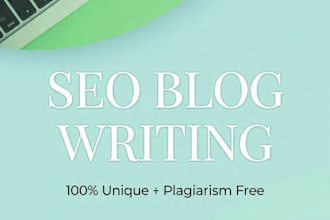 write professional SEO blog content for your niche