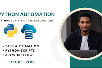 develop python automation scripts and workflow