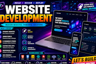 design and develop a professional dynamic website