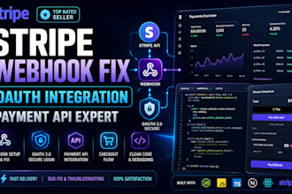fix stripe webhook, oauth and payment integration issues