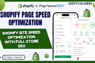improve shopify speed and optimize website page speed performance
