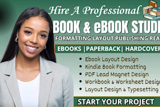 format book ebook layout design workbook pdf print pdf lead magnet ebook design
