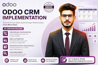 setup odoo CRM automation pipeline and sales workflow