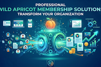 professional wild apricot website setup for memberships events
