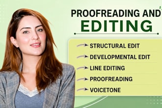 proofread and edit any fiction novel and ebook of your choice