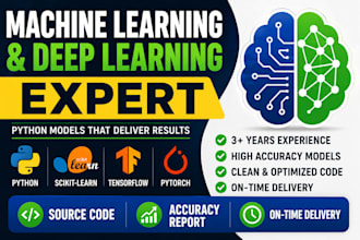 build machine learning, deep learning models in python