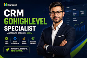 be your gohighlevel expert for ghl CRM, funnels, websites, and vendasta setup