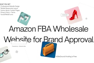 create amazon fba wholesale website for easy to brand approvals
