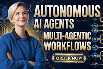 build autonomous ai agents and multi agent workflows for complex business logic