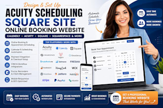 design set up acuity scheduling square site online calendly acuity booking site