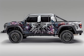 truck wrap racing car wrap