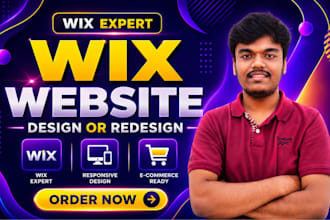build wix websit, wix redesign, wix website and wix website design