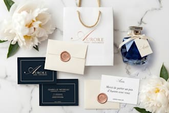 design a luxury minimalist logo and brand identity