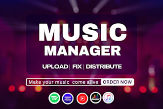upload and distribute your song to spotify apple music etc