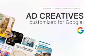 design customized ad creatives for google