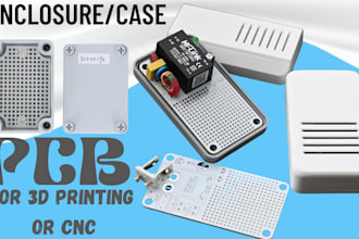 do custom pcb enclosure design or electronics case kicad altium easyeda