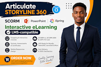 do an engaging online course in articulate storyline rise 360 scrom freshlearn