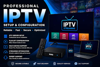 setup and configure iptv apps and streaming devices