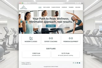 build a complete gym,yoga management system with dashboard
