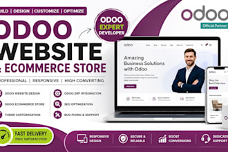 build odoo website design odoo ecommerce store redesign odoo customization