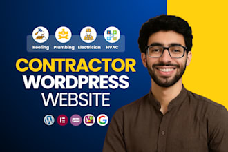 design a hvac, plumbing, roofing and contractor website