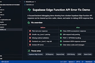 fix your supabase edge function API errors