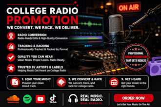 promote your music to college radio djs and online stations