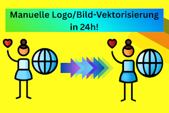 manually vectorize your graphic in a few hours