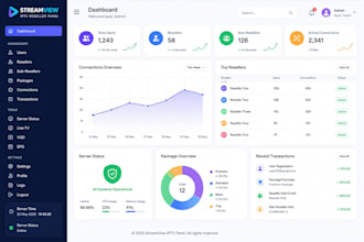 setup reseller panel with sub reseller access  up to 5 maximum connection