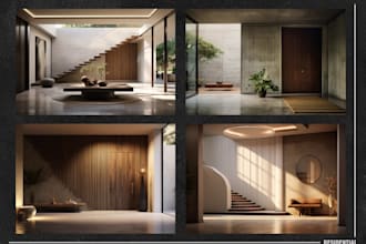 do simple ideas into breathtaking photorealistic 3d visual