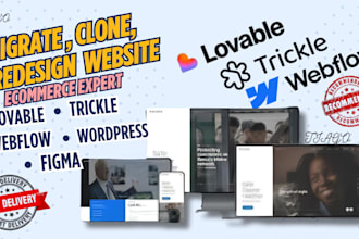migrate, clone convert trickle lovable ai, weebly, wordpress, figma to webflow