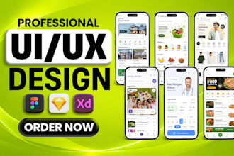 do figma design, figma website UI UX design, and mobile app UI design