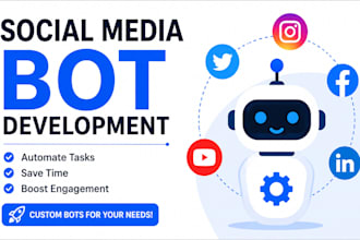 create tiktok livestreaming bot, instagram bot, twitter bot, youtube bot