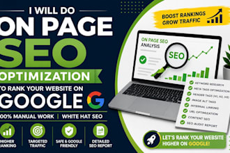 do on page SEO optimization and rank your website on google