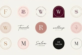 do fashion clothing beauty cosmetics hair spa nails makeup salon logo design