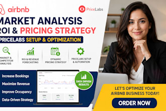 airbnb rental market analysis ROI pricing strategy case study set up pricelab