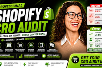 do shopify store audit to increase sales and conversions